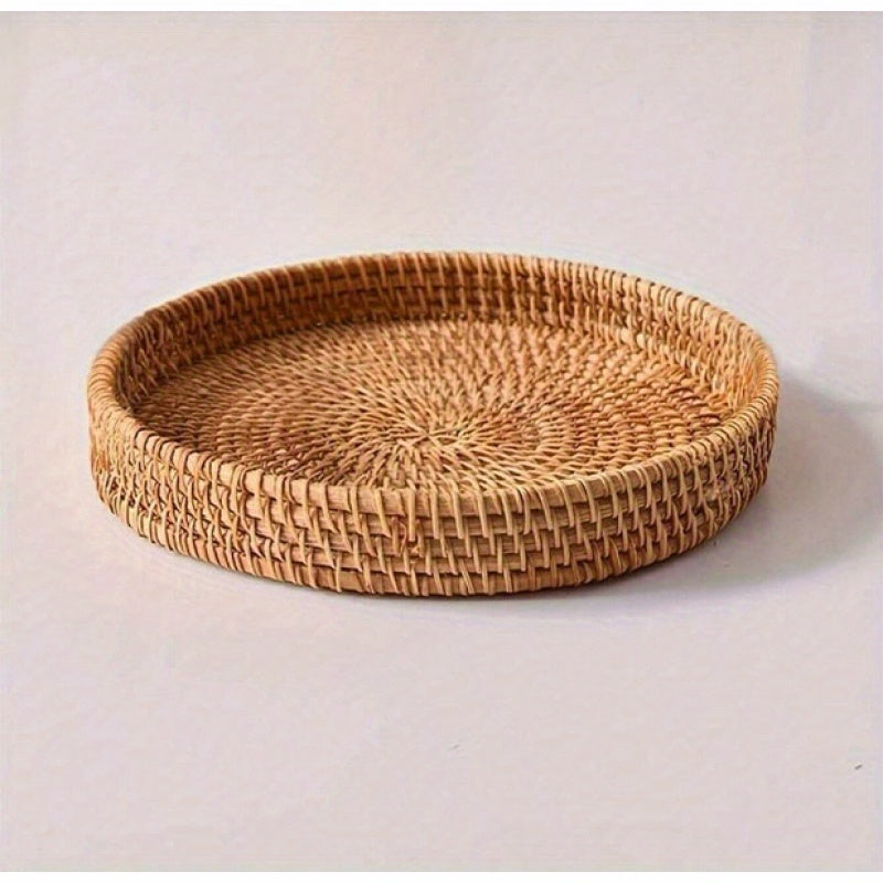 RattanCharm - Elegant Handmade Rattan Serving Bowl