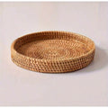 RattanCharm - Elegant Handmade Rattan Serving Bowl