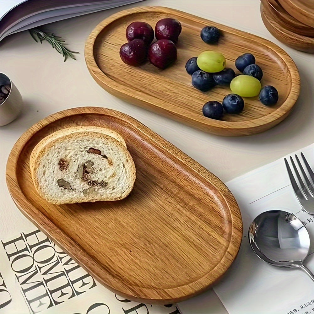 ChicTray - Elegant Oval Tray made of Solid Wood