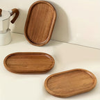 ChicTray - Elegant Oval Tray made of Solid Wood