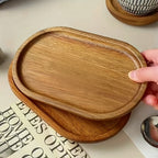 ChicTray - Elegant Oval Tray made of Solid Wood