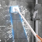 7-piece set: Removable cleaning brush with 7 sponges for bathtub, tiles, floor & windows