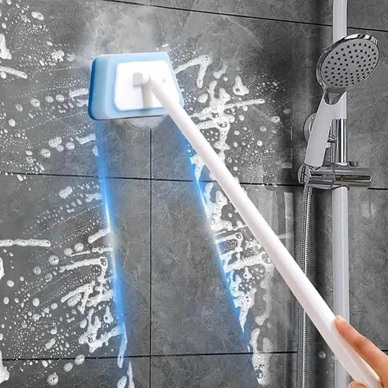 7-piece set: Removable cleaning brush with 7 sponges for bathtub, tiles, floor & windows