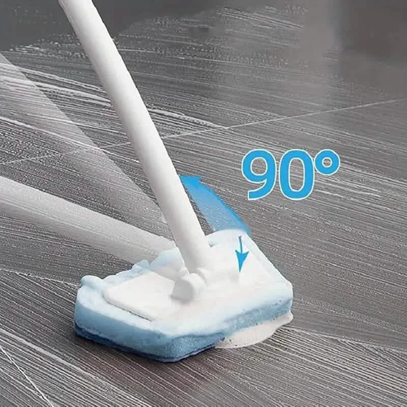 7-piece set: Removable cleaning brush with 7 sponges for bathtub, tiles, floor & windows