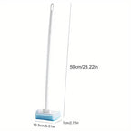 7-piece set: Removable cleaning brush with 7 sponges for bathtub, tiles, floor & windows