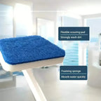 7-piece set: Removable cleaning brush with 7 sponges for bathtub, tiles, floor & windows