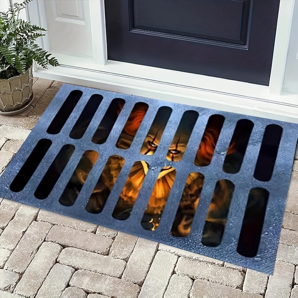 Door Mat Halloween Horror Non-Slip Polyester Rug