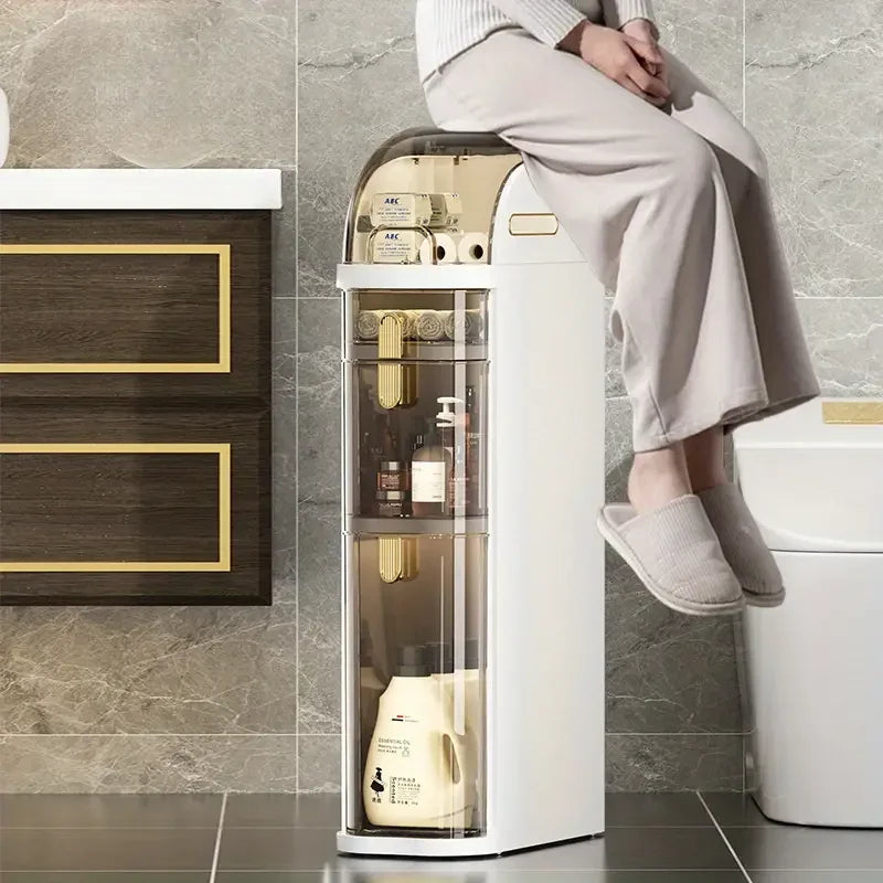 BathroomBliss Rolling Cabinet | Space-saving bathroom solution with wheels for easy moving