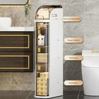 BathroomBliss Rolling Cabinet | Space-saving bathroom solution with wheels for easy moving