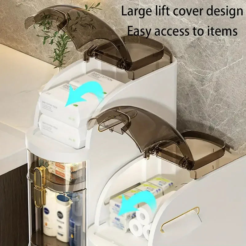 BathroomBliss Rolling Cabinet | Space-saving bathroom solution with wheels for easy moving