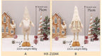 Retractable Luminous Santa Doll Rudolf Christmas Faceless Decoration Ornaments