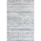 Retro striped pattern rug gray polyester washable pet-friendly non-slip rug for living room