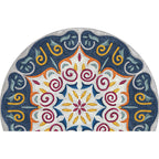 Moroccan tribal floral pattern rug multicolored polyester rug machine washable pet friendly non-slip doormat for the living room