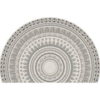 Moroccan tribal floral pattern rug multicolored polyester rug machine washable pet friendly non-slip doormat for the living room