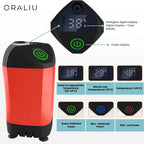 Portable Camping Shower with Pump – USB Rechargeable, 4400mAh Battery, Compact & Easy Setup