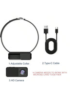 Portable 160° Pet Camera for Cats & Dogs with 1080P HD Video – 32GB