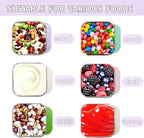 175ml Stainless Steel Snack Boxes for Kids - 6-Pack