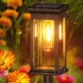 Solar-powered garden light for outdoor use - Modern LED pathway light for lighting pathways, terraces, and gardens