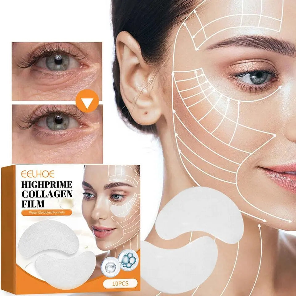 10 pieces collagen film mask