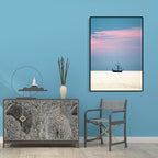 Tropical Air and Sea Canvas pastel-colored texture painting for playroom, multiple sizes