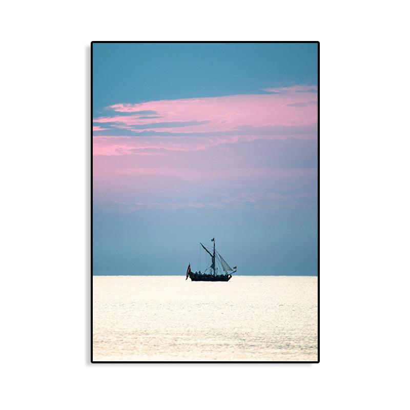 Tropical Air and Sea Canvas pastel-colored texture painting for playroom, multiple sizes
