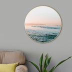 Sea Golf View Canvas Print Blue Tropical Style Painting for Living Room, Multiple Sizes
