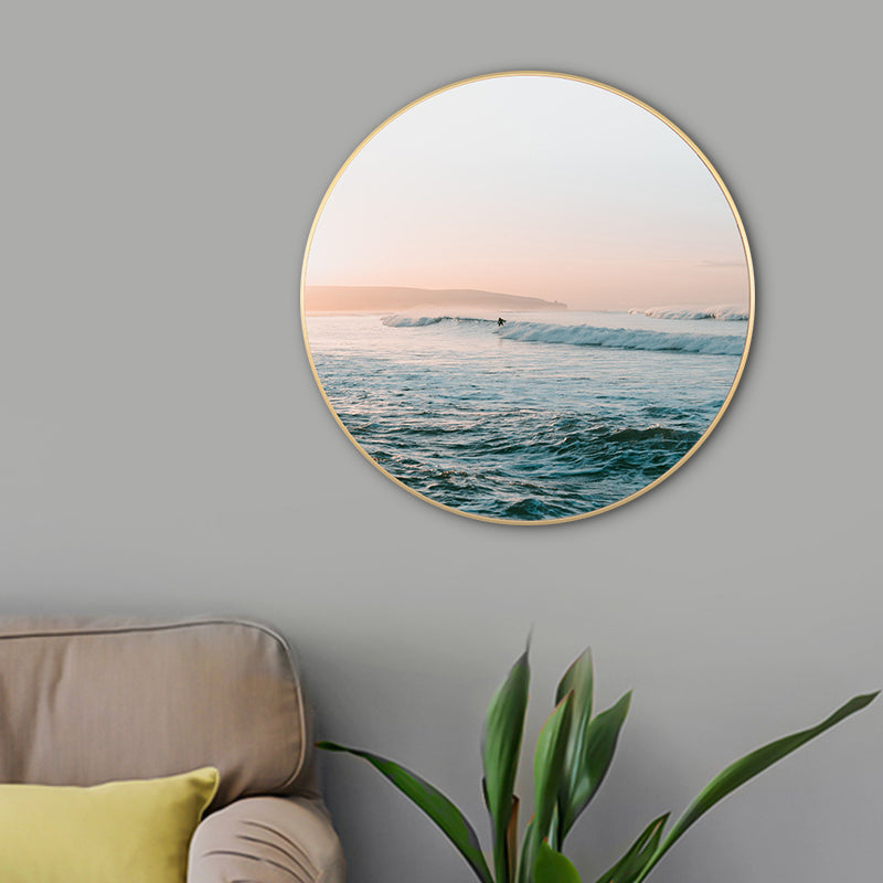 Sea Golf View Canvas Print Blue Tropical Style Painting for Living Room, Multiple Sizes