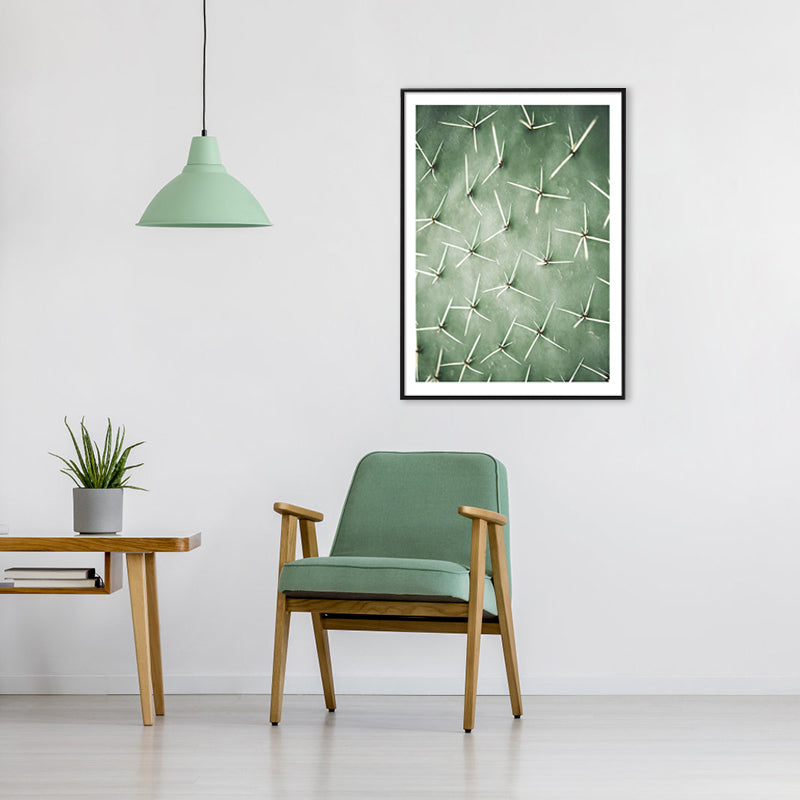 Cactus Signs Soft Color Canvas Wall Art Print Texture, Multiple Size Options