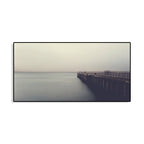 Light Color Sea View Painting Texture Wall Decoration Print for Guest Accommodations, Multiple Sizes
