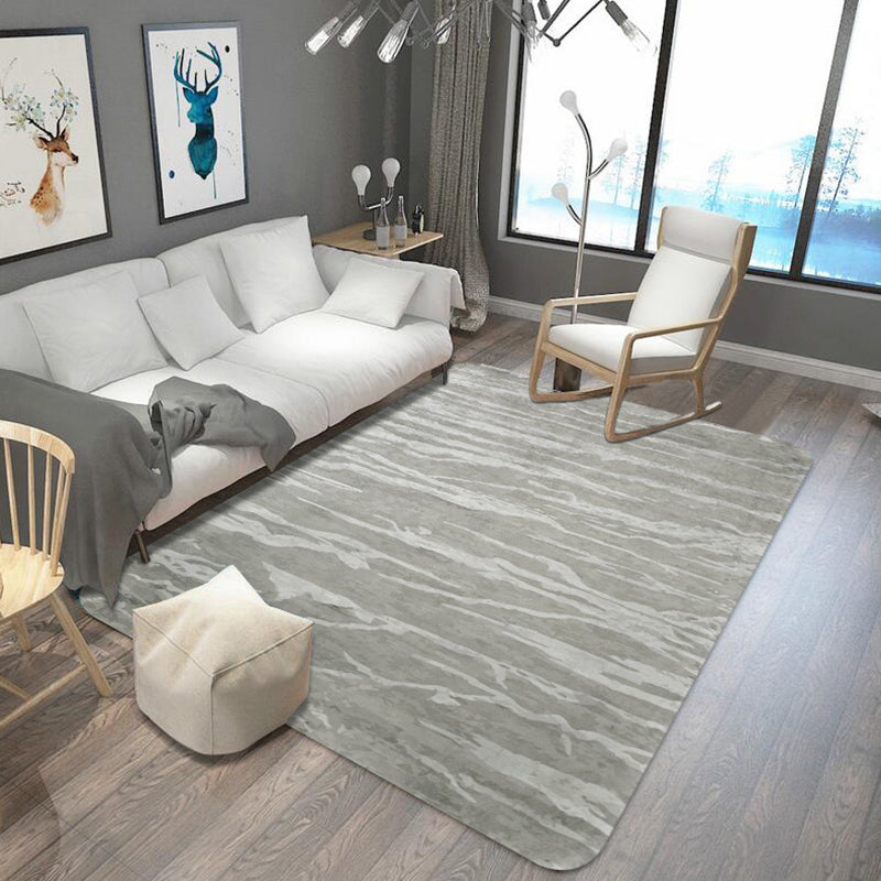 Unusual abstract carpet gray industrial carpet polyester pet-friendly non-slip backing washable carpet for the living room