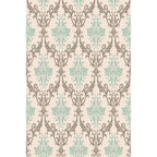 Moroccan geometric pattern rug in orange and brown, polyester rug, washable, pet-friendly, non-slip, area rug for the living room