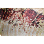 Unique abstract rug Red Shabby Chic rug Polyester machine washable non-slip flooring for the living room