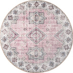 Unique Tribal Diamond Pattern Rug Multicolored Moroccan Rug Polyester Pet-Friendly Non-Slip Back Washing Machine Safe Rug for the Living Room