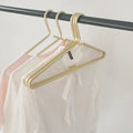 Space Aluminum Alloy Clothes Hanger Solid Matte Gold Clothes Hanger