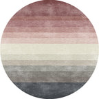 Multicolor Ombre Pattern Carpet Polyester Modern Carpet Washable Non-Slip Pet-Friendly Carpet for the Living Room