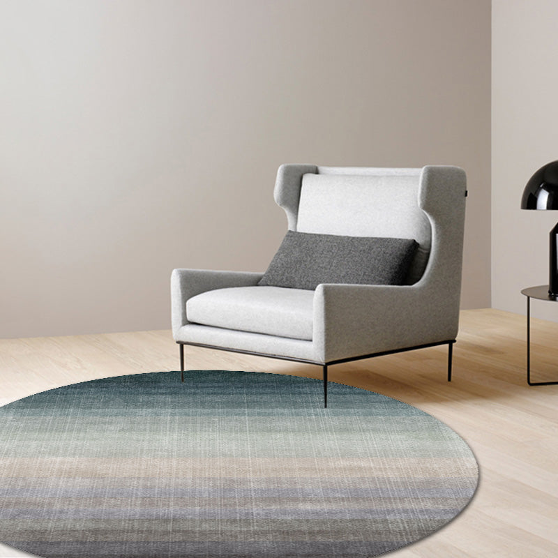 Multicolor Ombre Pattern Carpet Polyester Modern Carpet Washable Non-Slip Pet-Friendly Carpet for the Living Room