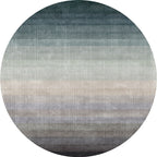 Multicolor Ombre Pattern Carpet Polyester Modern Carpet Washable Non-Slip Pet-Friendly Carpet for the Living Room