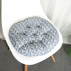 Round Cotton Linen Cushion Round Sofa Chair Cushion Futon Cushion Modern Simple