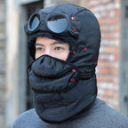 Winter thick warm cotton hat outdoor cycling windproof cold hat