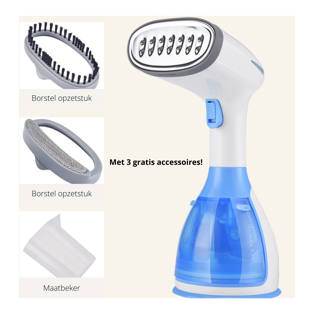 Compact Portable Garment Steamer Wrinkle-Free