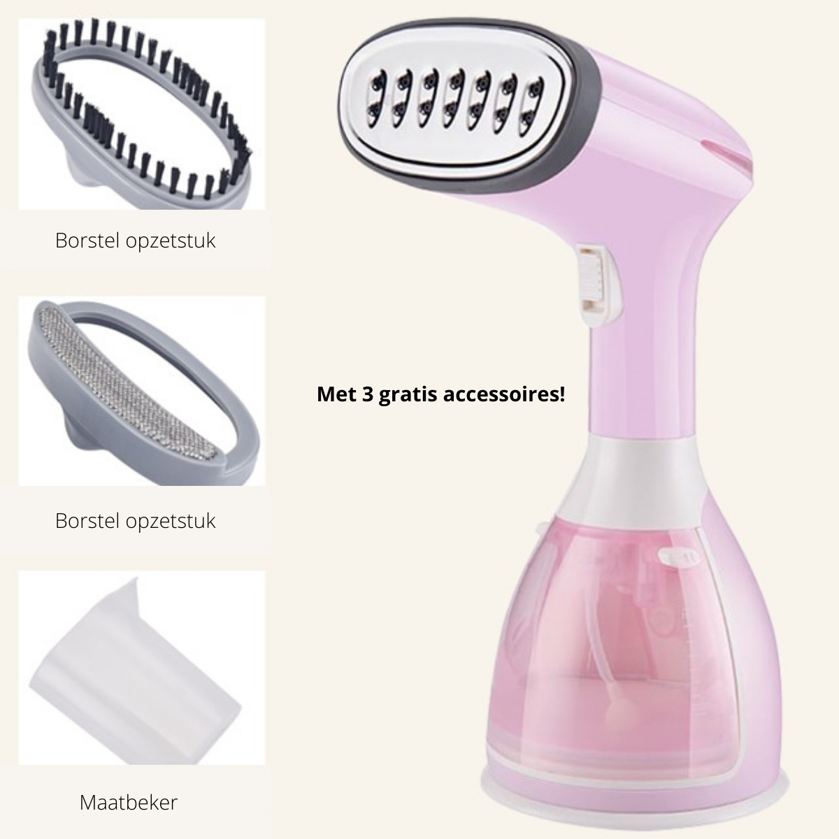 Compact Portable Garment Steamer Wrinkle-Free