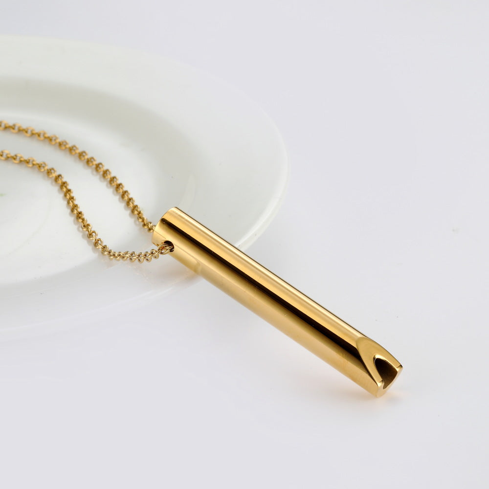 丨 Breathing Resistance Meditation Whistle Necklace