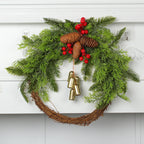 Christmas Wreath Door Hanger