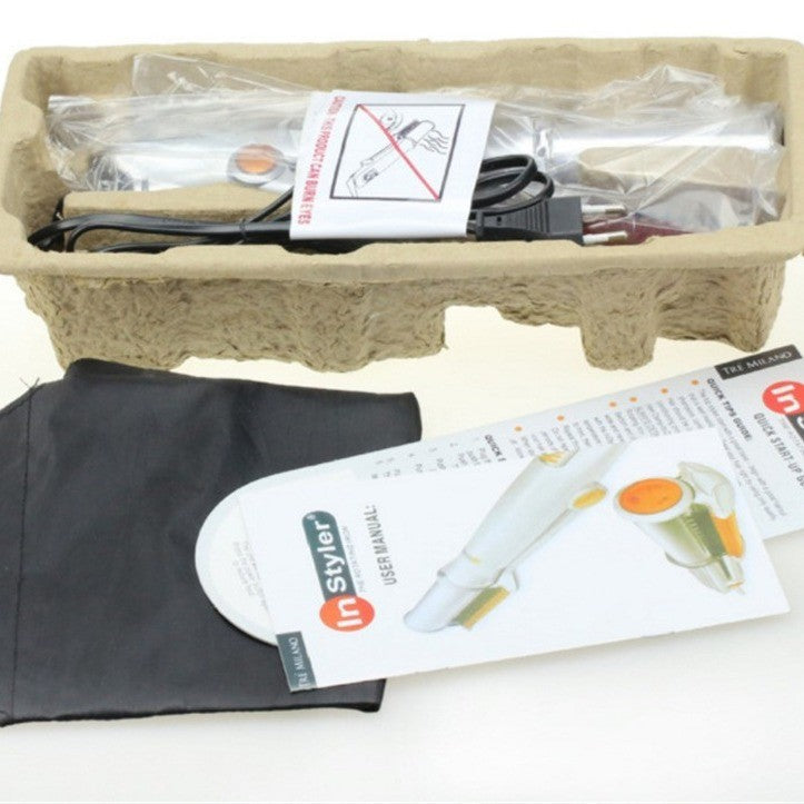 2 in 1 Curling Straightener+Ceramic Glaze/Multi Temp/Anti-Scald