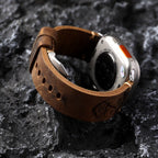 Apple Leather Strap+Vintage Top Layer Cowhide/Thickened/Men's