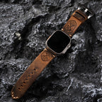 Apple Leather Strap+Vintage Top Layer Cowhide/Thickened/Men's