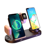 6 in 1 Wireless Charger+Foldable Stand/Multi-Function Fast Charging