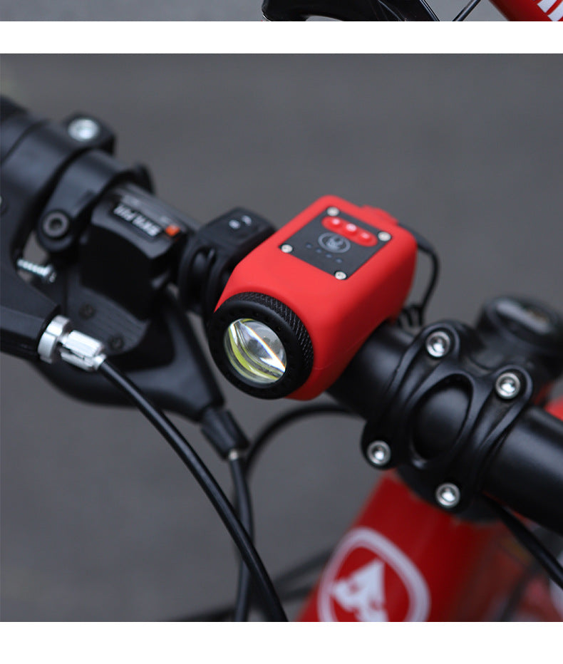 Bike Headlight+USB Charging/Rainproof/Night Riding