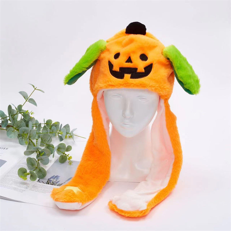 丨 Women's Cute Fluffy Plush Hat Movable Ears