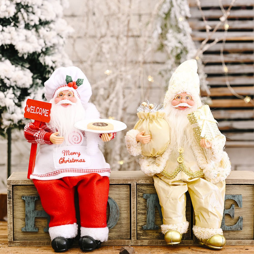 Standing Santa Claus doll Christmas Decorations